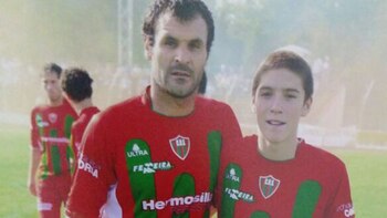 Benjamín Rollheiser con la camiseta