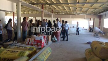 La inspección al galpón que