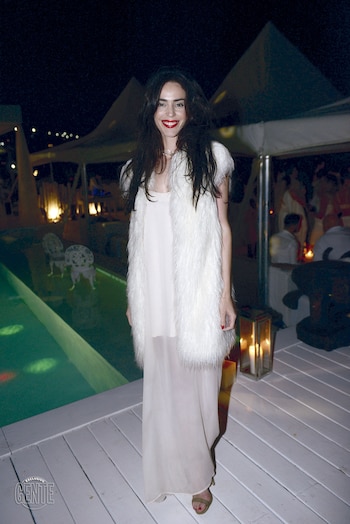 Priscila Crivocapich, siempre elegante. Foto: Ale