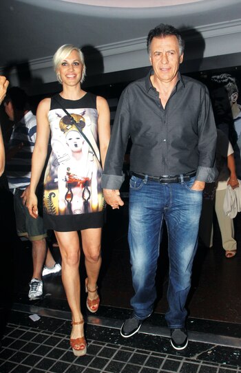 Junto a su ex, Cristóbal