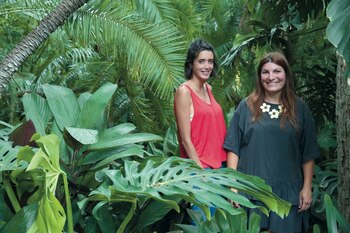 Meena Ferrea y Cecilia Bernard. Foto