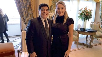 Diego Maradona y Rocío Oliva