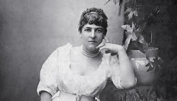 Fanny van der Grift. esposa