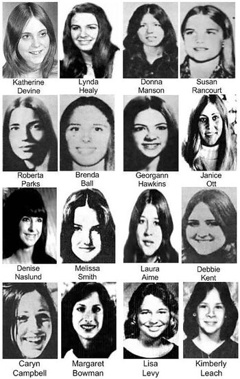 Víctimas de Ted Bundy (Foto: