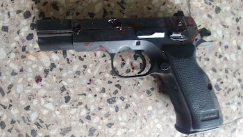 Una de las armas recolectadas