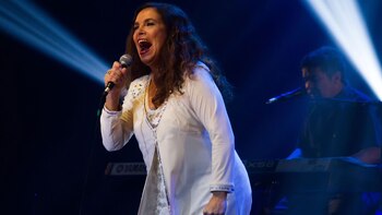 Sandra Mihanovich en el festejo