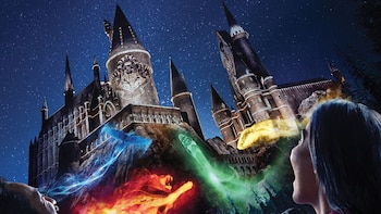 The Nighttime Lights at Hogwarts