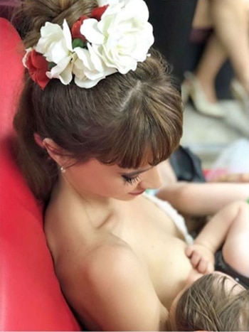 Con esta foto, Celeste Cid