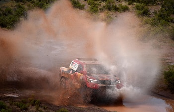 La Toyota del qatarí es