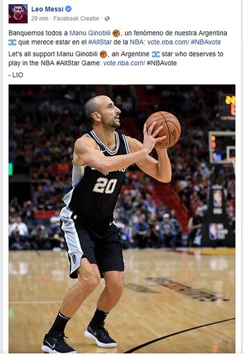 Lionel Messi pidió por la