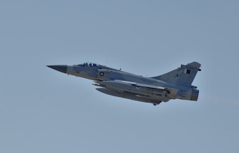 Un caza qatarí Mirage 2000-5