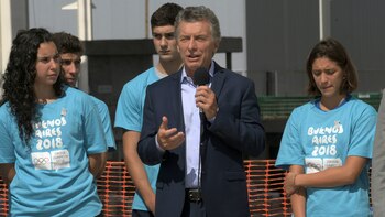 Télam. El presidente Mauricio Macri