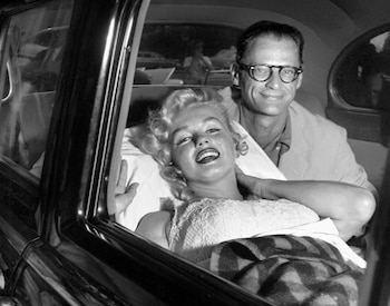 Arthur Miller y Marilyn Monroe,