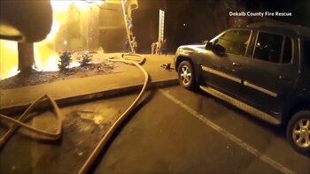 Así encontraron al edificio los