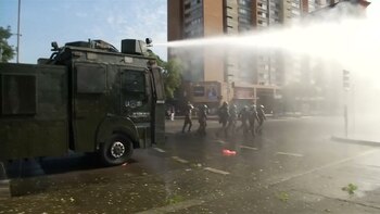 Hubo protestas en Santiago de