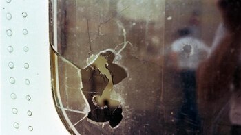 Hoyos de balas en un