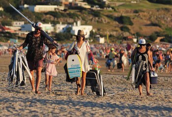 Las actrices disfrutaron de unas