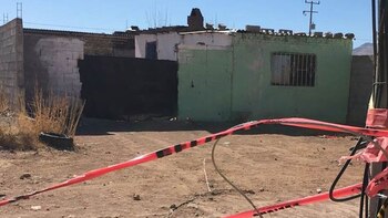Casa donde se encontró una