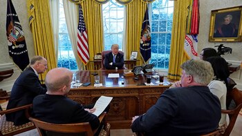 El equipo de Reuters durante