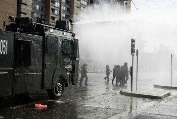 Protestas en Santiago por la