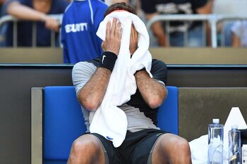 El tenista argentino Juan Martín