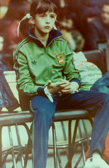 La gimnasta española Gloria Viseras