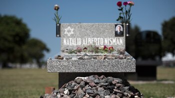 La tumba de Alberto Nisman