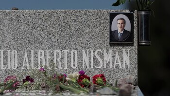 La tumba de Nisman, en
