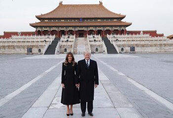 8/11/2017 El Presidente y su esposa durante una visita de Estado en Beijing, China