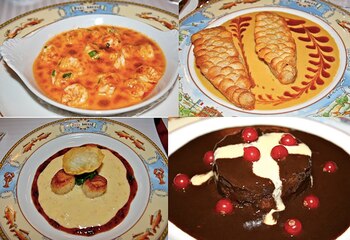 Cuatro platos de Paul Bocuse