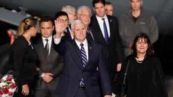 El vicepresidente de EEUU llegó