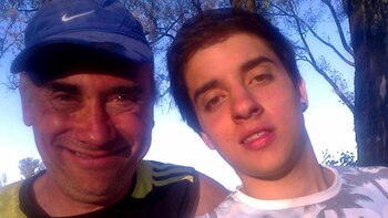 Fernando Pastorizzo y su padre,