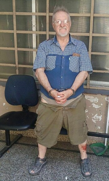 José María Scrocchi, al momento de su detención