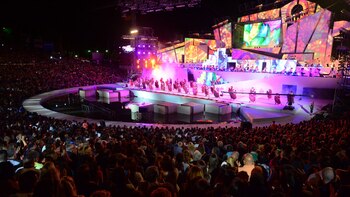 El escenario de la Fiesta