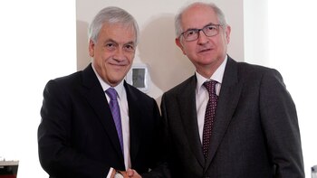 Sebastián Piñera recibió en Santiago