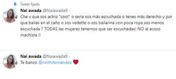 El descargo de Nai Awada,