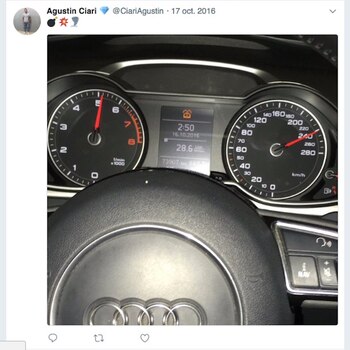 La foto que subió Ciari