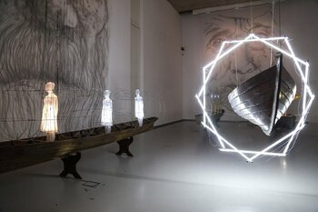 Obra “Geometría sagrada” Museo de