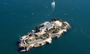 La prisión de Alcatraz desde
