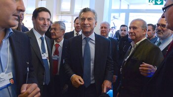Mauricio Macri en Davos (Prensa