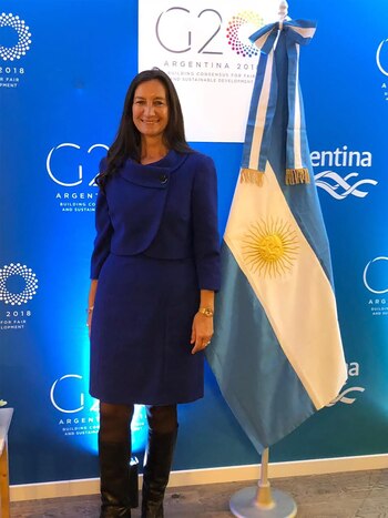 La cochair del W20, Andrea