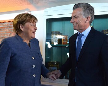 Merkel y Macri se conocen