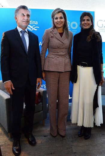 El look sastrero de Máxima