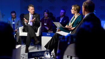 Santos habló este jueves en