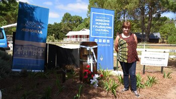 Gladys Cabezas encabezó el acto