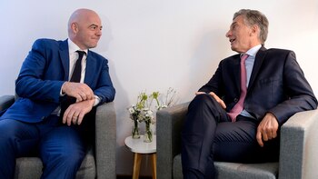 Gianni Infantino con el Presidente