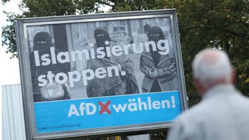 Publicidad antiislámica de AfD en