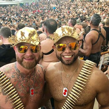 Otros de los turistas que