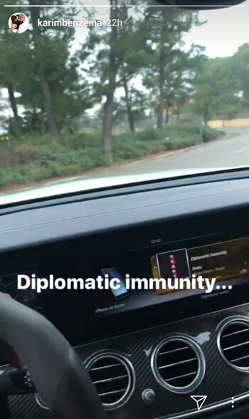 Benzema volvió a ser imprudente