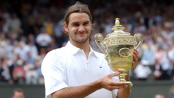 Roger Federer, campeón en Wimbledon